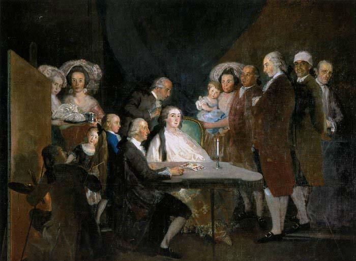 Francisco de Goya The Family of the Infante Don Luis oil painting image